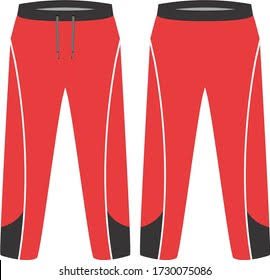 Match Trousers — Red